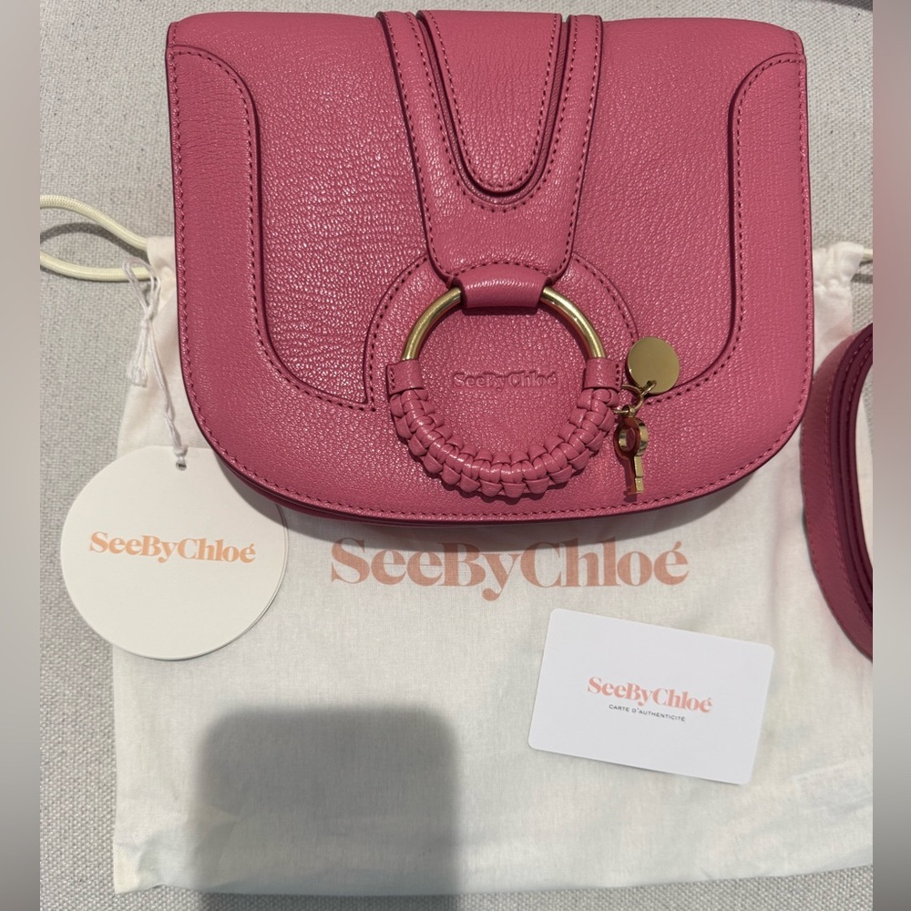 NWT SEE BY CHLOE HANA SHOULDER BAG PINK